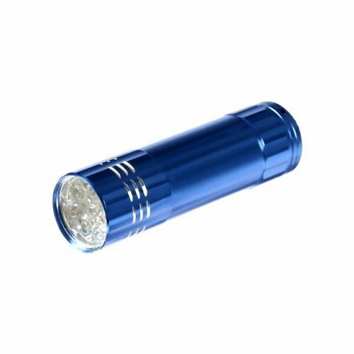 Фонарик ультрафиолетовый LUF-04, UV/LED, 9 Вт, 9 диодов, от батареек