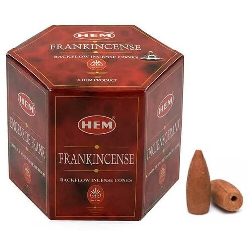 HEM Ладан - 40 шт, ароматические благовония, пуля, стелющийся дым, Frankincense - ХЕМ