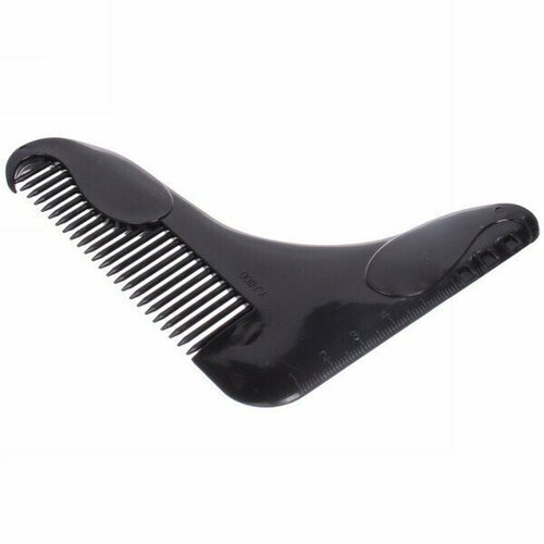 Расческа для бороды «Beard Comb», цвет черный, 12*13см