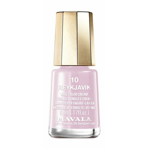 Мини-лак для ногтей / 10 Reykjavik / Mavala Switzerland Blush Colors Nail Color Cream