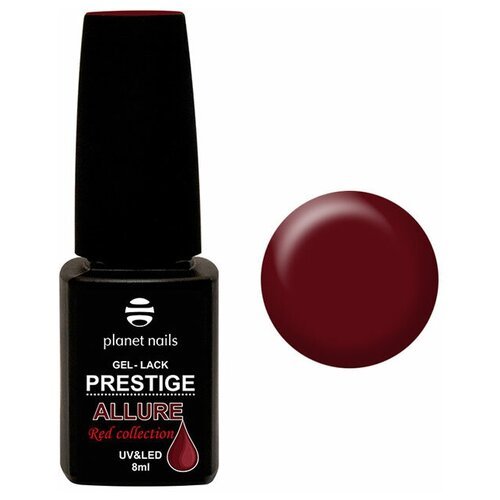 Planet nails Гель-лак Prestige Allure Red Collection, 8 мл, 653 вишня