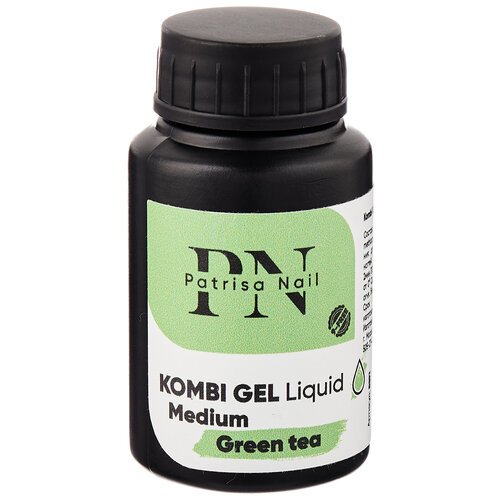 Patrisa Nail Kombi Gel Liquid Medium, 30 мл, green tea