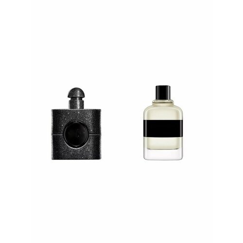 Подарочный набор для неё и для него по мотивам Yves Saint Laurent Black Opium, Givenchy Gentleman 2 по 2 мл