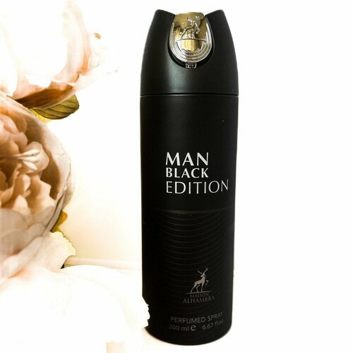 Мужской парфюмированный дезодорант Al-Hambra Black Edition