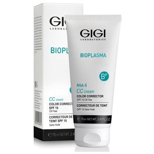 GIGI Bioplasma: Тональный корректор для лица с SPF 15 (CC-Cream Color Corrector SPF15), 75 мл