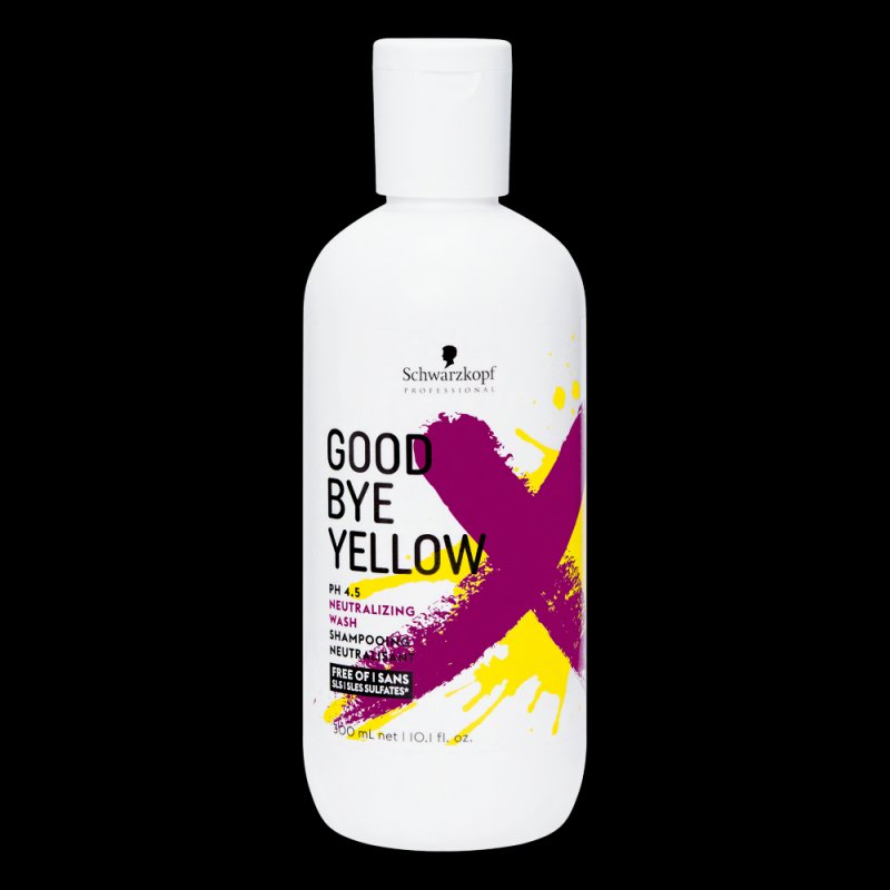 Schwarzkopf Professional Goodbye Yellow Шампунь для волос Нейтрализующий желтый оттенок, 300 мл