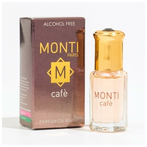 Парфюмерное масло женское Monti Cafe женское Монти Кафе, 6 мл