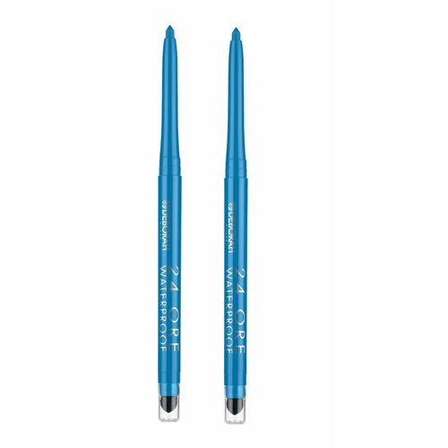 Карандаш для глаз Deborah Milano, 24 Ore Waterproof Eye Pencil, автоматический тон 03 Светло-голубой, 0,5 г, 2 шт.
