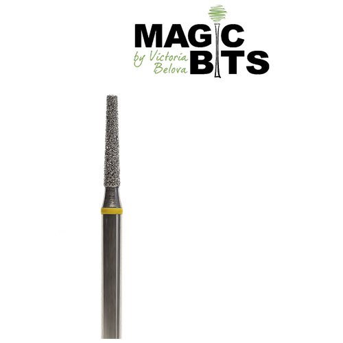 Magic Bits Алмазный узкий конус с натуральным напылением Абразивность: Экстра мягкая 1.8 мм*