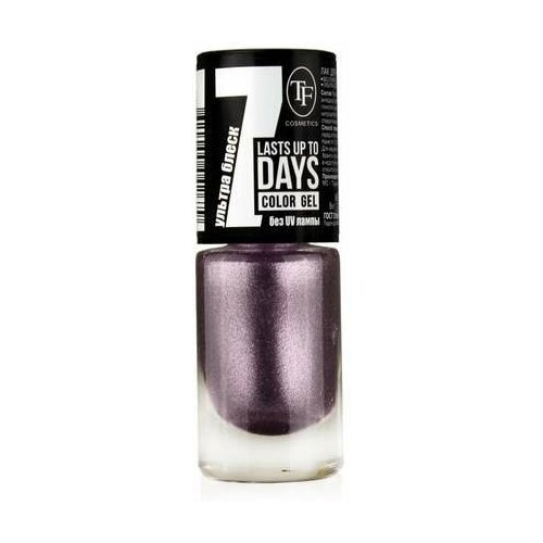 TF Cosmetics лак для ногтей 7 days Color Gel, 8 мл, №289 кварц