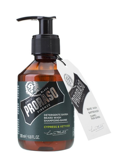 Proraso Cypress & Vetyver Wash Shampoing-Barbe