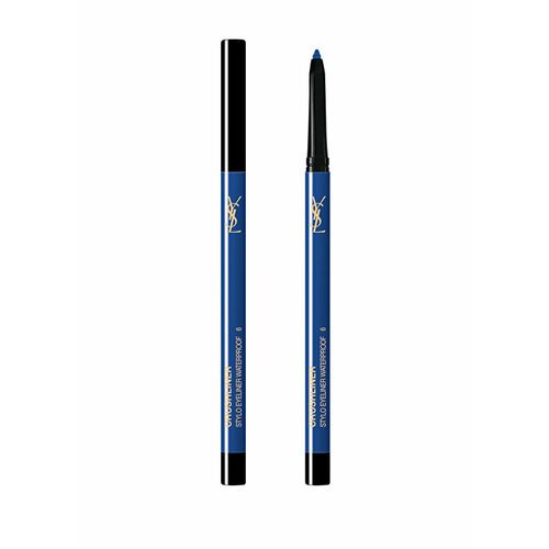 Yves Saint Laurent Карандаш для глаз водостойкий Crushliner, оттенок 6 Bleu Enigmatique, 0,35 г