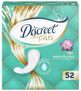 Discreet plus Прокладки женские гигиенические на каждый день deo water lily multiform 52 шт