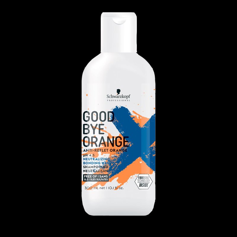 Schwarzkopf Professional Goodbye Orange шампунь для волос, нейтрализующий оранжевый и красный оттенки, 300 мл
