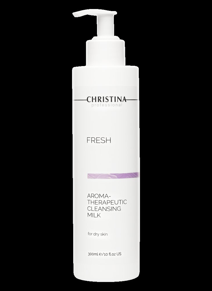 Christina Молочко Fresh Aroma Therapeutic Cleansing Milk for dry skin Ароматерапевтическое Очищающее для Сухой Кожи, 300 мл