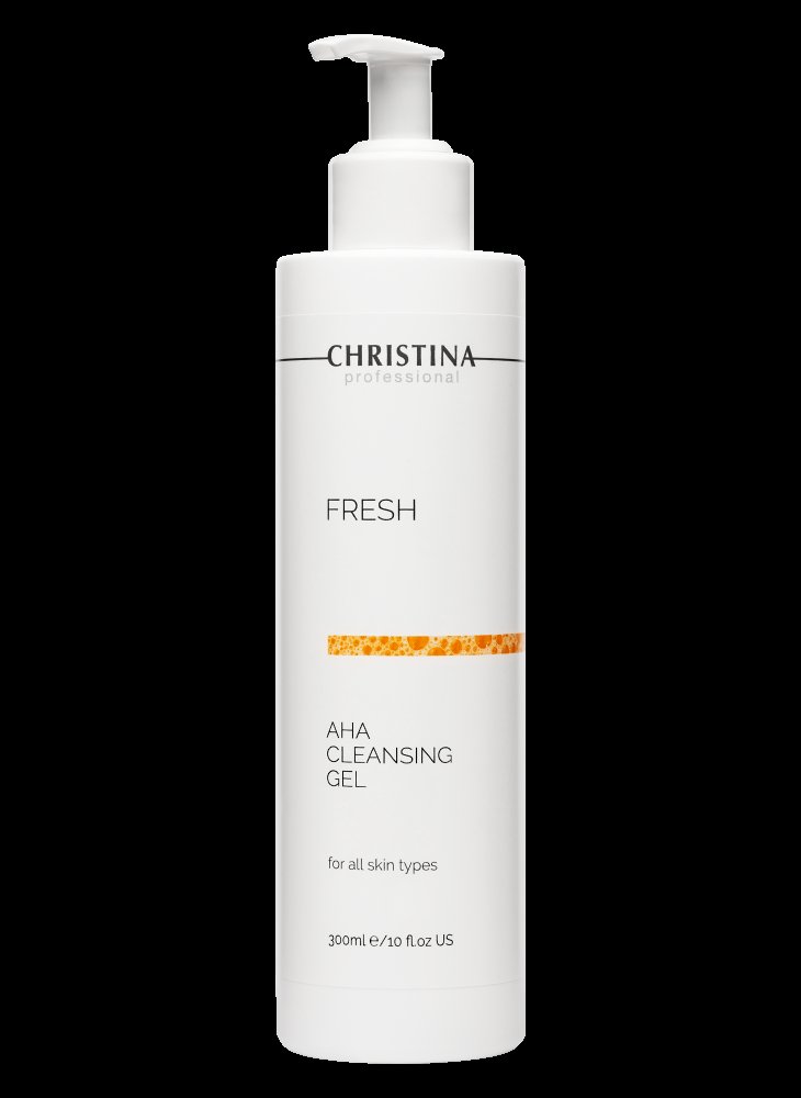 Christina Гель Fresh AHA Cleansing Gel for all Skin Types  Очищающий с Фруктовыми Кислотами для всех Типов Кожи, 300 мл