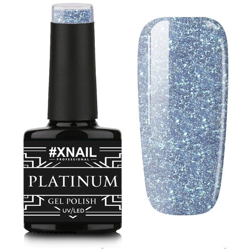 Гель лак XNAIL PROFESSIONAL Platinum жидкая фольга, для дизайна ногтей, 10 мл, № 5