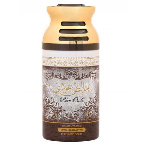 Парфюмированный спрей для тела (дезодорант) PURE OUDI / Чистый Уд Lattafa Perfumes