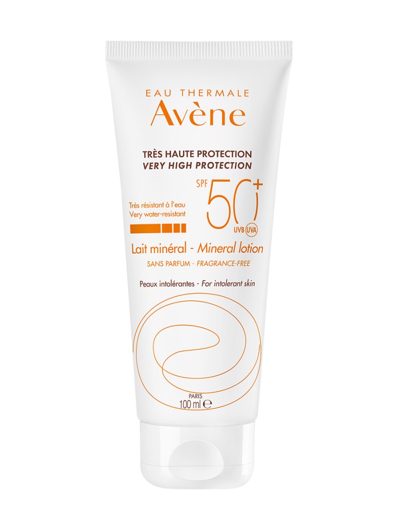 Avene Солнцезащитное молочко c минеральным экраном SPF 50, 100 мл (Avene, Suncare)