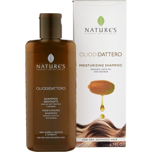 Nature's шампунь Oliodidattero Idratante увлажняющий для сухих и поврежденных волос, 200 мл