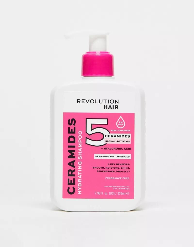 Revolution – Haircare 5 Ceramines + Hyaluronic Acid Moisture Lock – Шампунь с гиалуроновой кислотой, 250 мл