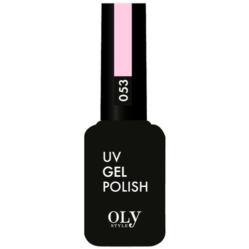 Olystyle гель-лак для ногтей UV Gel Polish, 10 мл, 053 пастельно-розовый