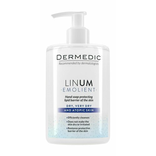 Жидкое мыло для рук Dermedic Linum Emolient Hand Soap