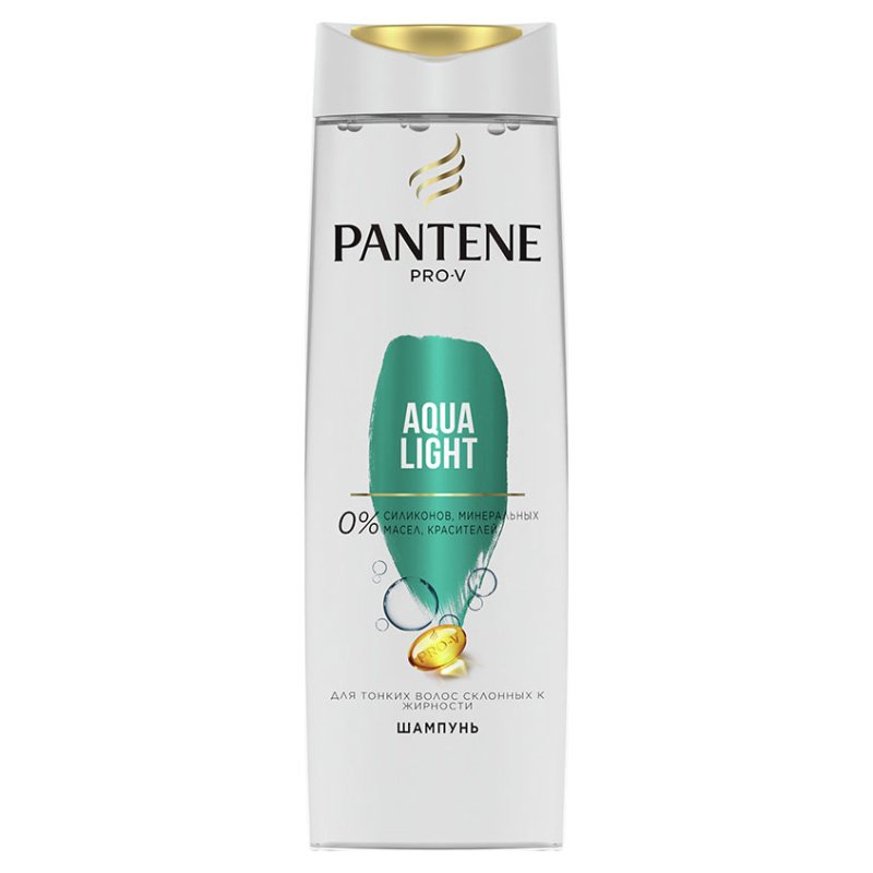 PANTENE PRO-V Шампунь для волос PANTENE PRO-V AQUA LIGHT для тонких и склонных к жирности волос 400 мл