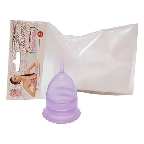 LilaCup чаша менструальная Практик, 1 шт., сиреневый