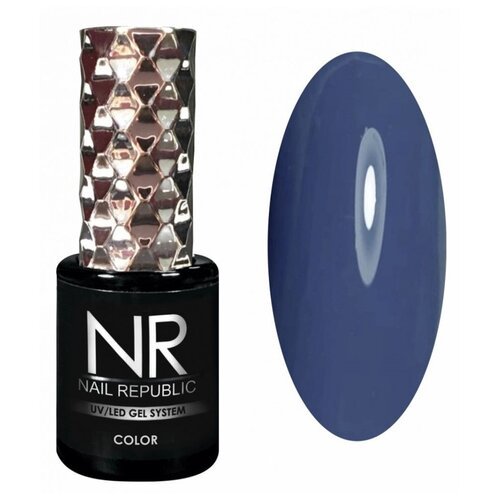 Nail Republic гель-лак для ногтей Color, 10 мл, 10 г, 326 синий капри