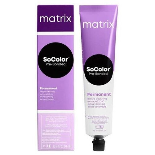 Matrix SoColor перманентная крем-краска для волос Pre-Bonded, 509NA очень светлый блондин пепельный натуральный, 90 мл