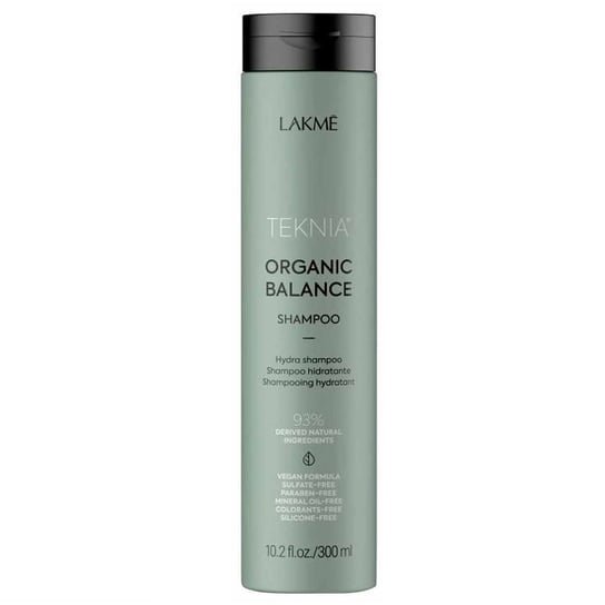 Увлажняющий шампунь для всех типов волос 300мл Teknia Organic Balance Shampoo, Lakme