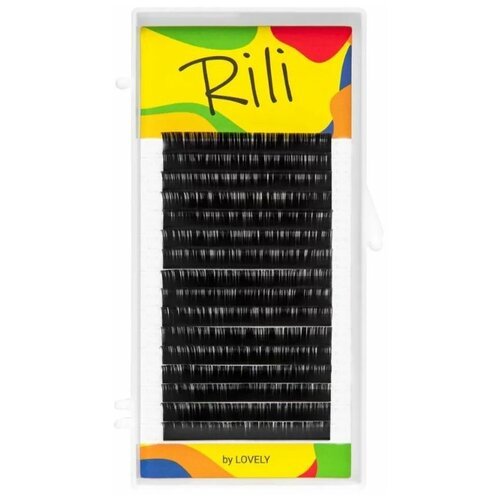 Ресницы чёрные Rili Mix L 0.07 6-13мм (16 линий)