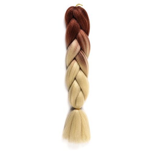 Queen Fair пряди из искусственных волос Zumba двухцветный, коричневый/блонд