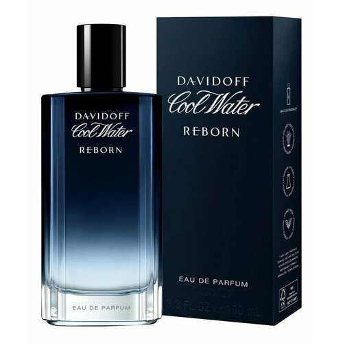 DAVIDOFF Парфюмерная вода Cool Water Reborn Eau de Parfum, 100 мл