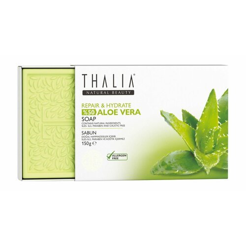 Увлажняющее мыло с алоэ вера / Thalia Natural Beauty Repair & Hydrate 50% Aloe Vera Soap
