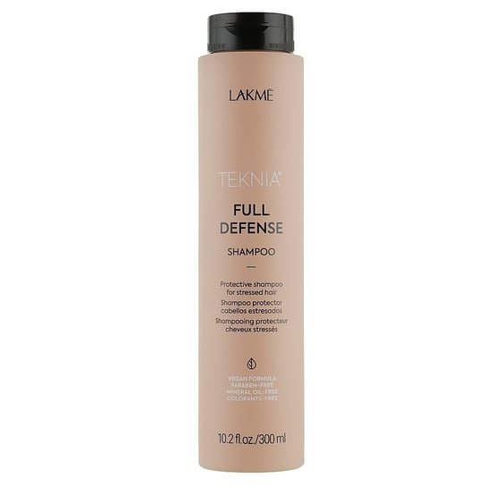 Защитный шампунь для поврежденных волос 300мл Teknia Full Defense Shampoo, Lakme