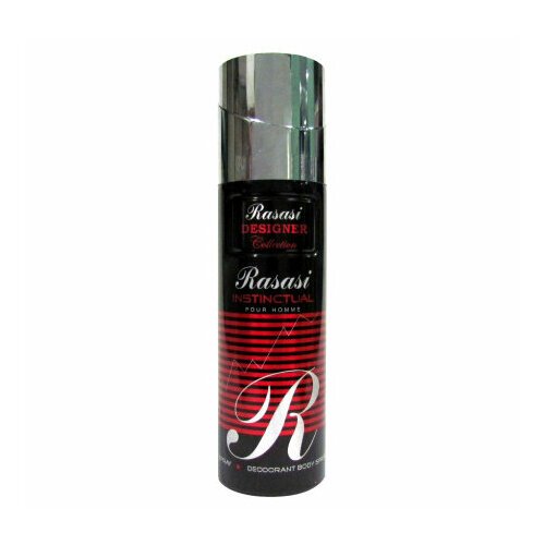 Rasasi Perfumes Мужской Instinctual Designer Collection Pour Homme Дезодорант-спрей (spray) 200мл