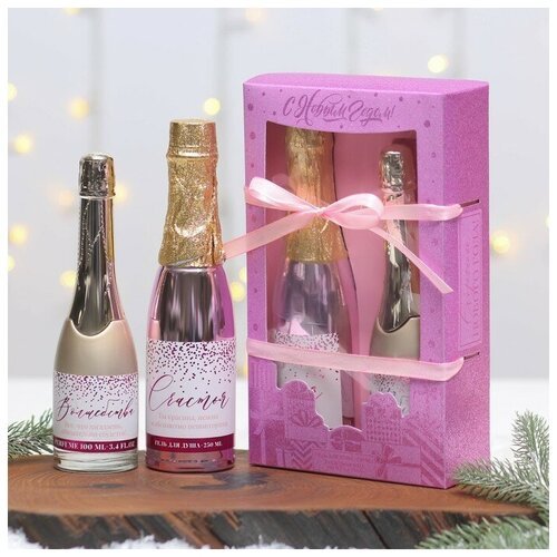 Набор: парфюм Шампанское и Гель для душа 'С Новым годом' подарки