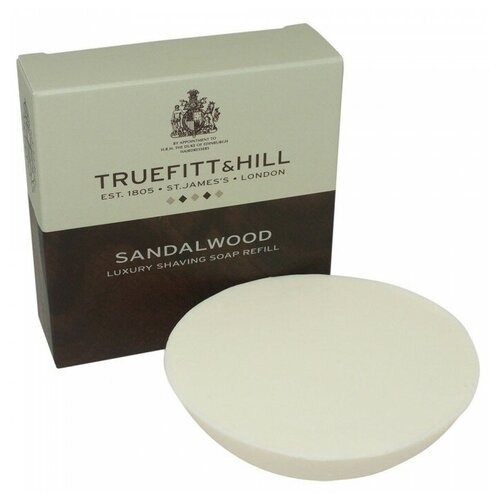 Мыло для бритья Sandalwood (запасной блок) Truefitt & Hill, 99 г