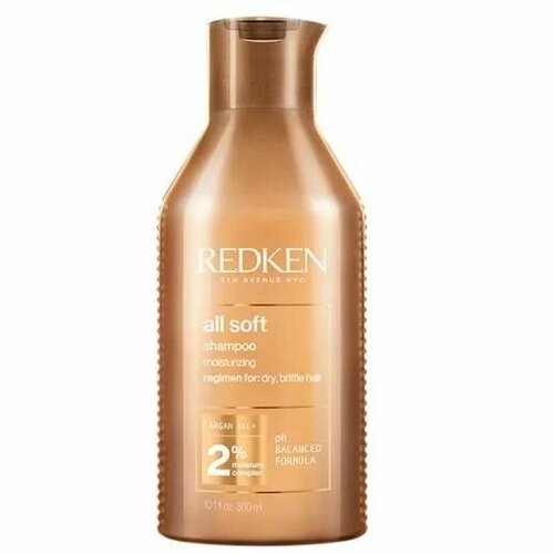 Redken - all soft shampoo шампунь для питания и смягчения волос 300 мл
