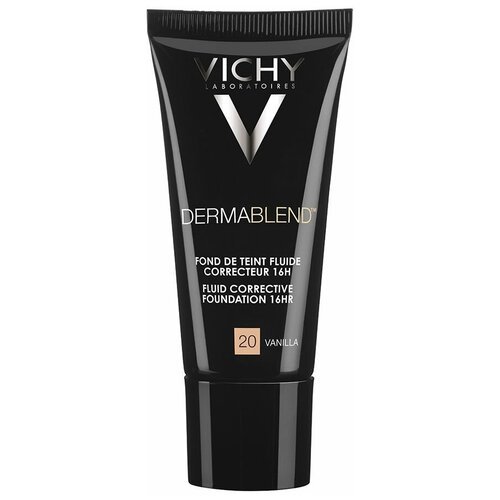 Vichy Тональный флюид Dermablend, SPF 25, 30 мл, оттенок: 20 vanilla