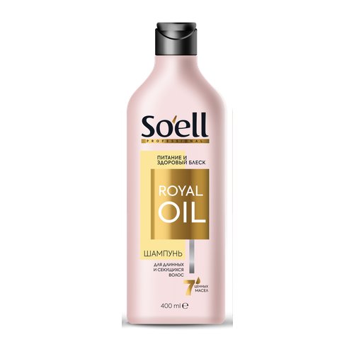 Шампунь SOELL OIL NUTRITIVE Питание и здоровый блеск для длинных и секущихся волос 400мл
