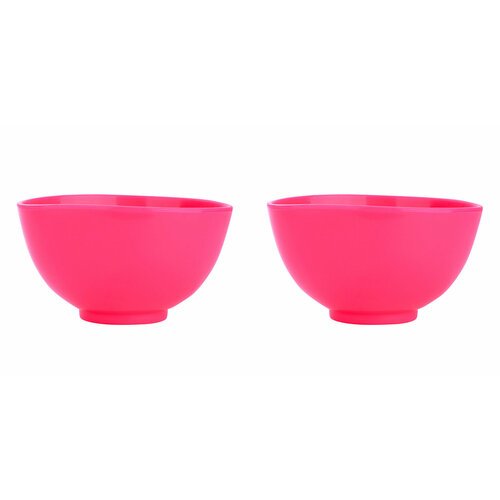 Косметическая чаша Anskin, Rubber Bowl Small, красная, 300 мл, 2 шт